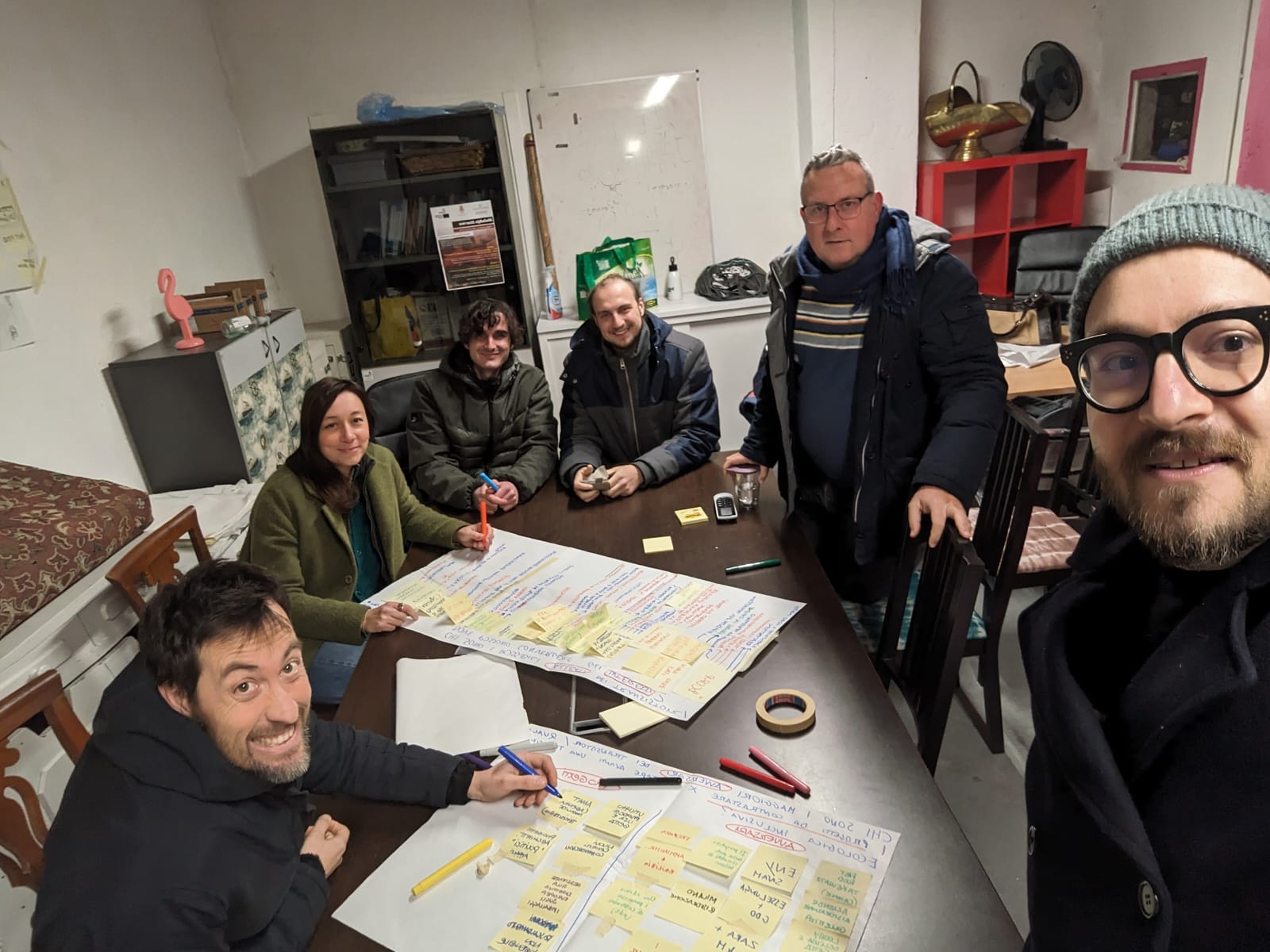 Il gruppo al lavoro!